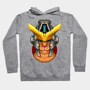 Gundam Cats: Helm Wearing Feline Fashion 2 Hoodie